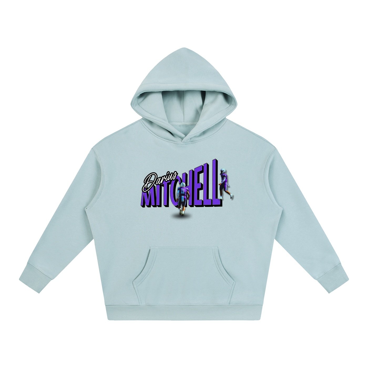 Darius Mitchell Oversize Fleeced Hoodie - Image 3