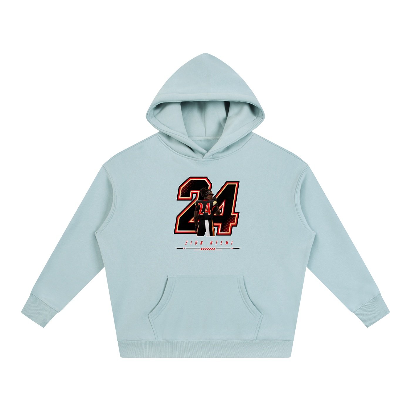 Zion Ntemi Oversize Fleeced Hoodie - Image 3