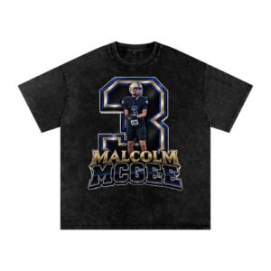Malcolm McGee Snow Washed Oversized TEE - Image 1