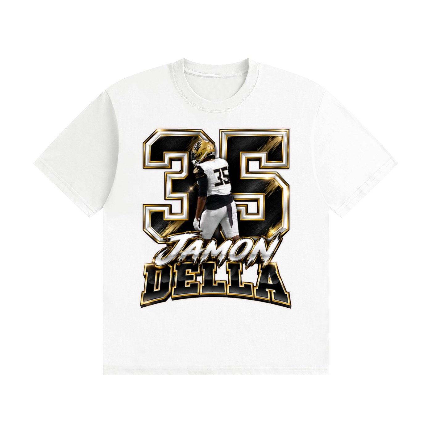 Jamon Della  Unisex Cotton T-Shirt - Image 2