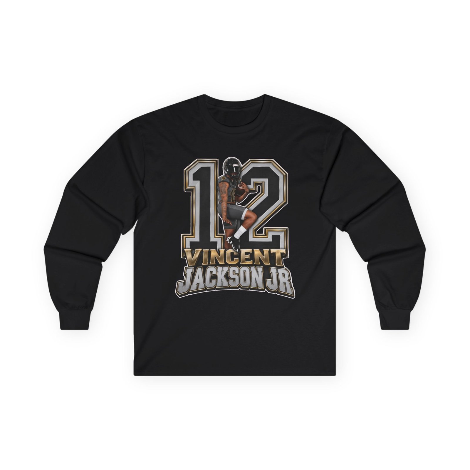 Vincent Jackson Jr Unisex Cotton Long Sleeve Tee - Image 1
