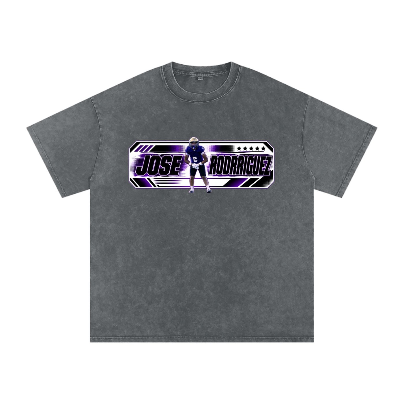 Jose Rodriguez Snow Washed Oversized TEE - Image 4