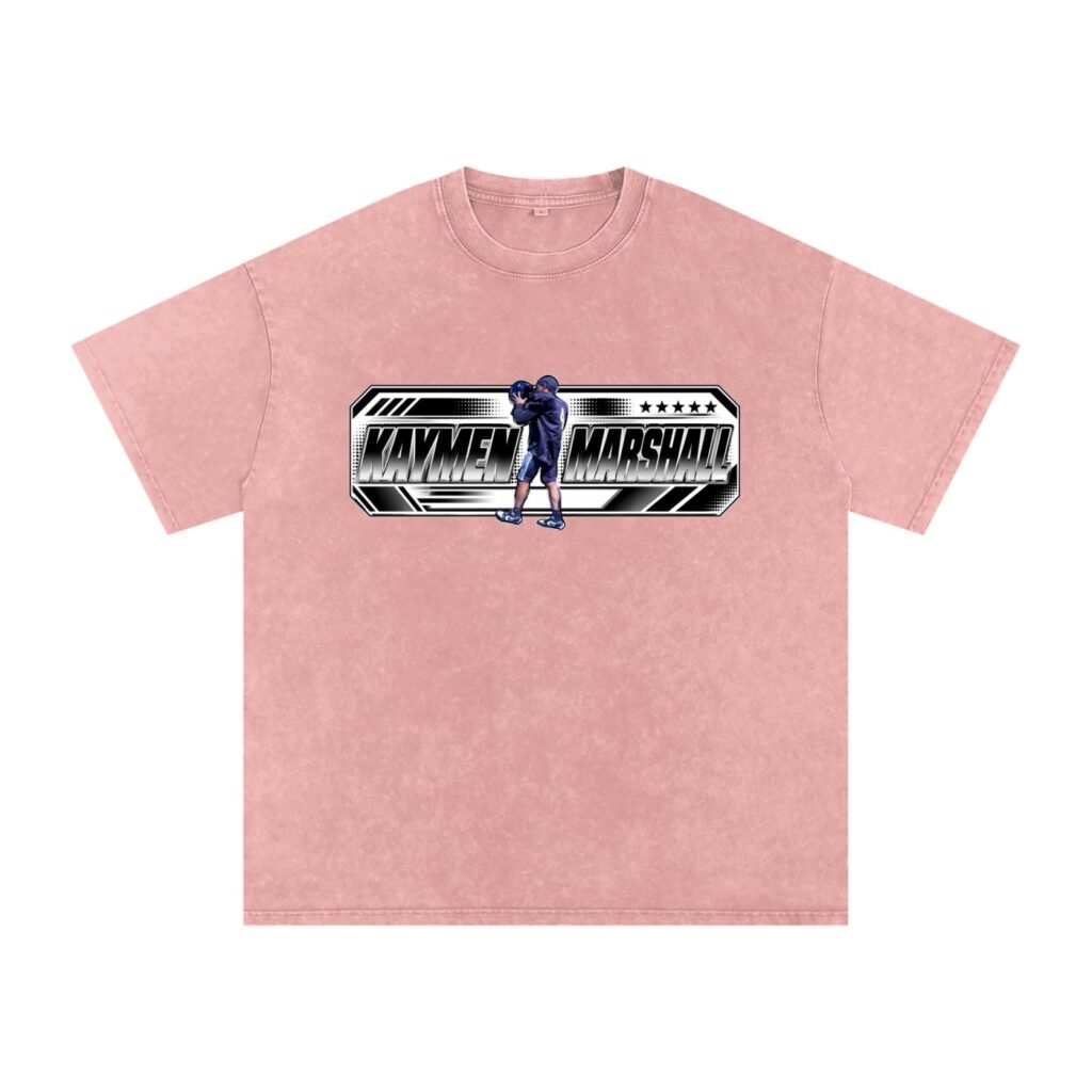 kaymen marshall Snow Washed Oversized TEE