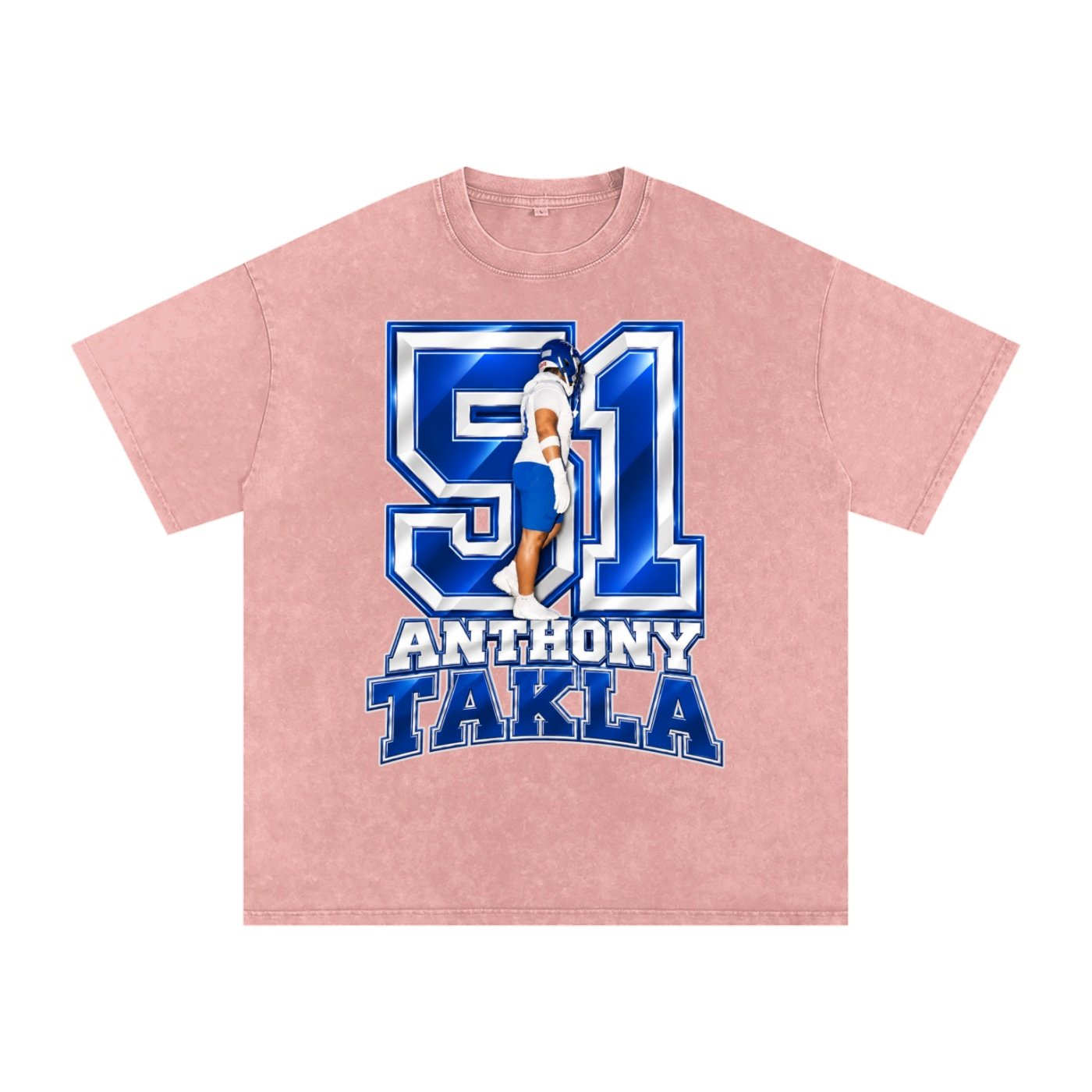 Anthony Takla Snow Washed Oversized TEE - Image 5