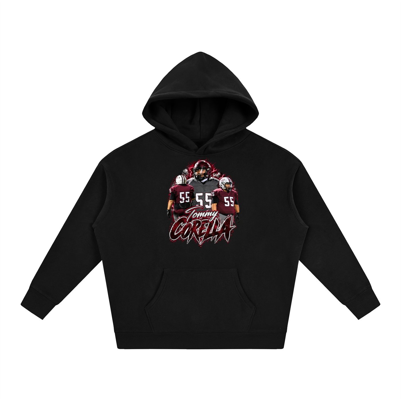 Tommy Corella Oversize Fleeced Hoodie - Image 1