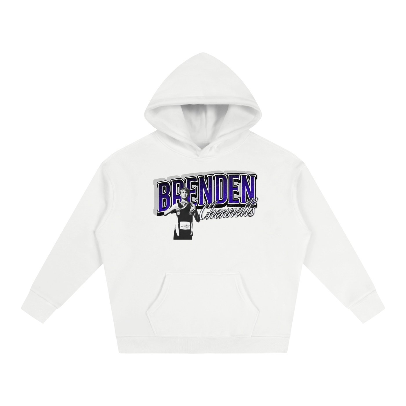 Brenden Chennells Oversize Fleeced Hoodie - Image 2