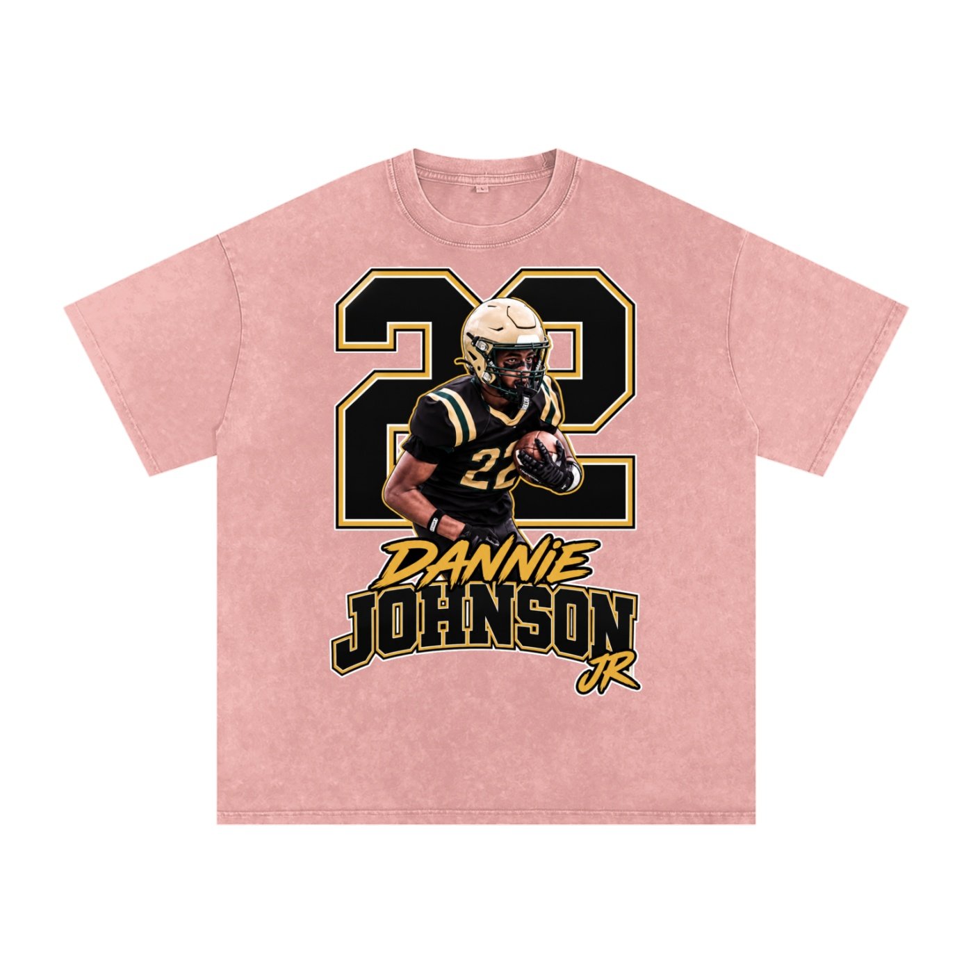 Dannie Johnson jr Snow Washed Oversized TEE - Image 5