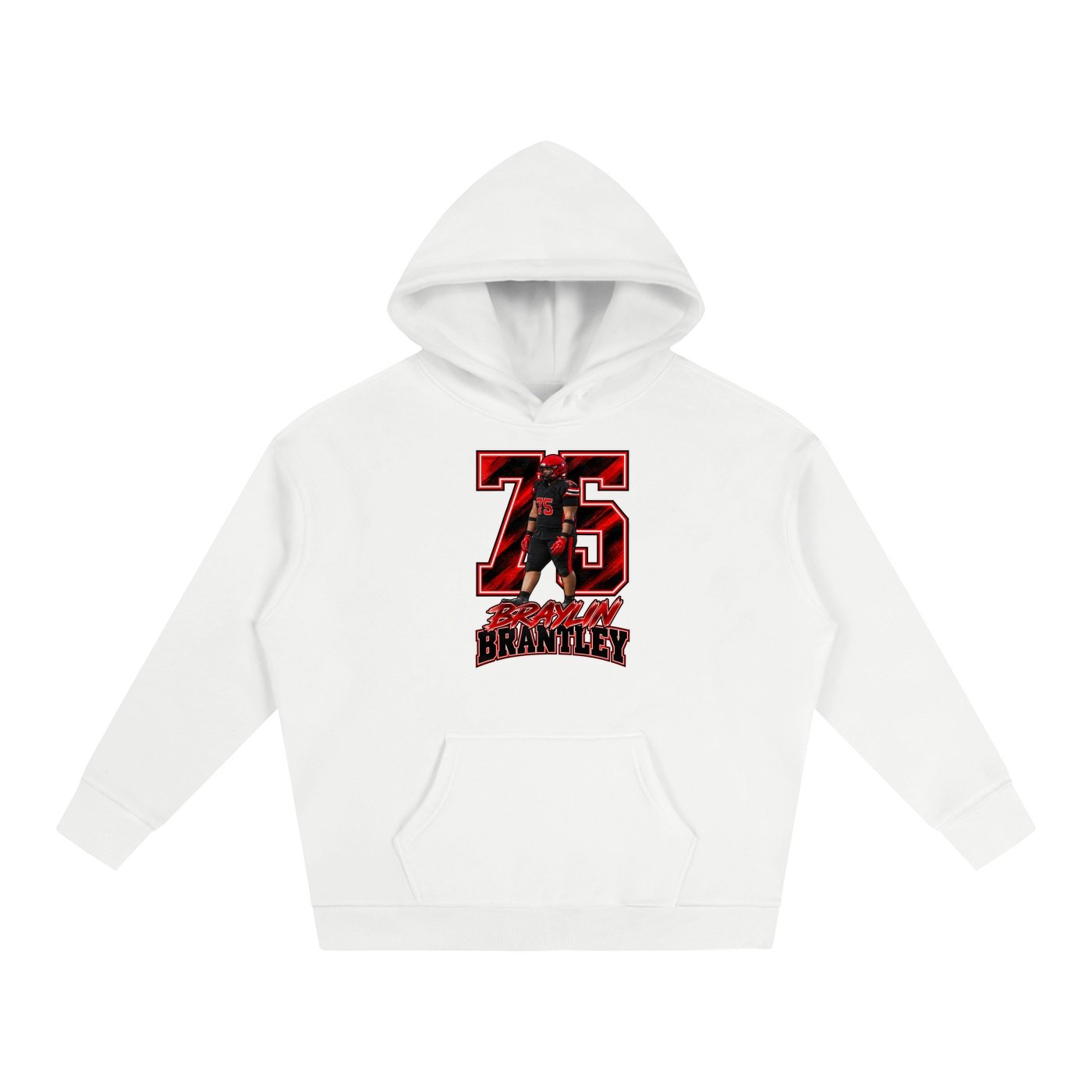 Braylin Brantley Oversize Fleeced Hoodie - Image 2