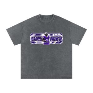 Darrell owens jr Snow Washed Oversized TEE - Image 4