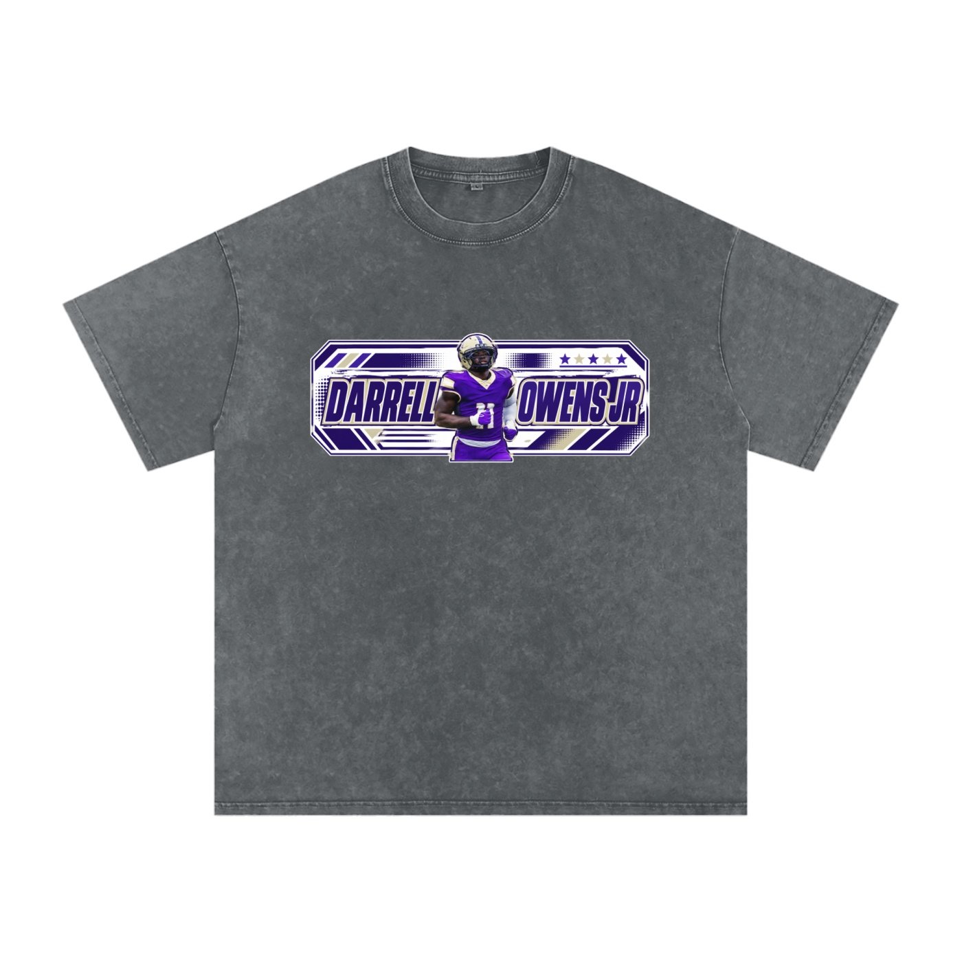 Darrell owens jr Snow Washed Oversized TEE - Image 4