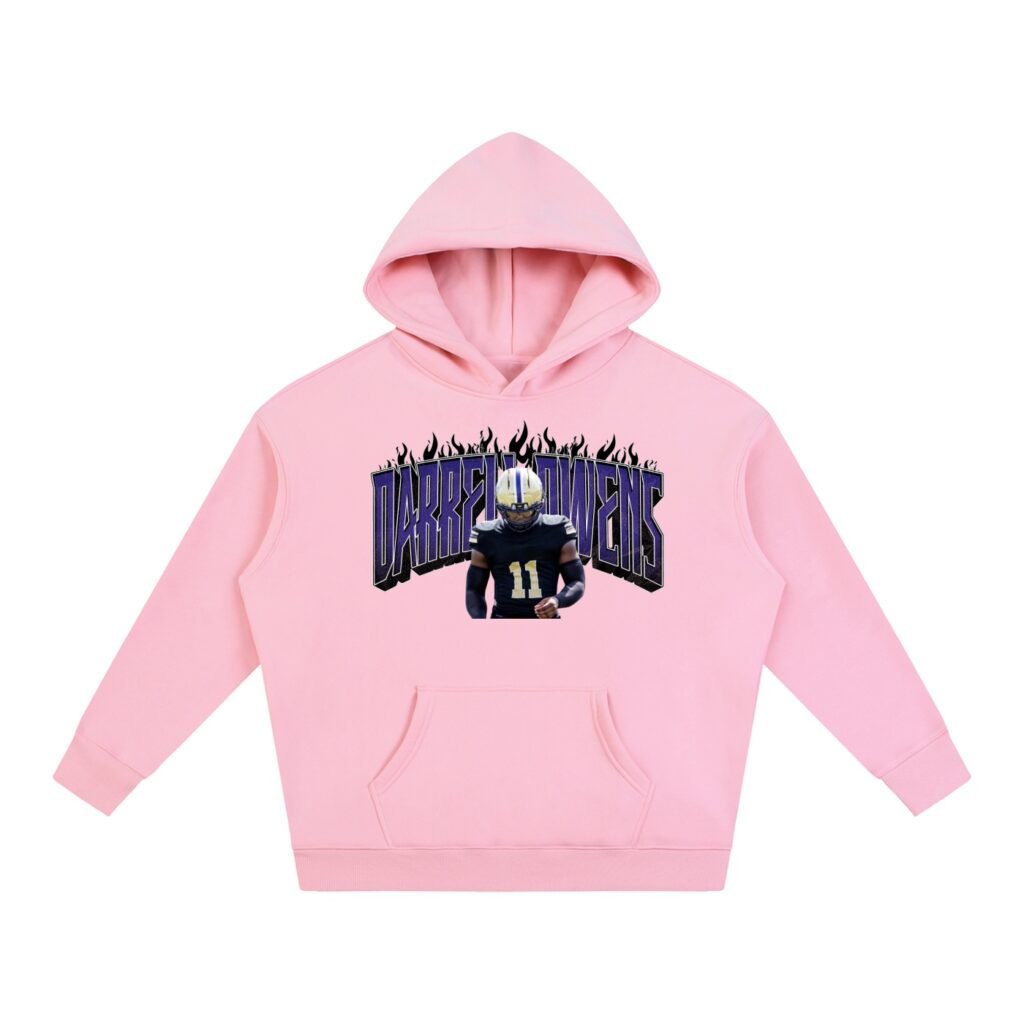 Darrell owens jr Oversize Fleeced Hoodie
