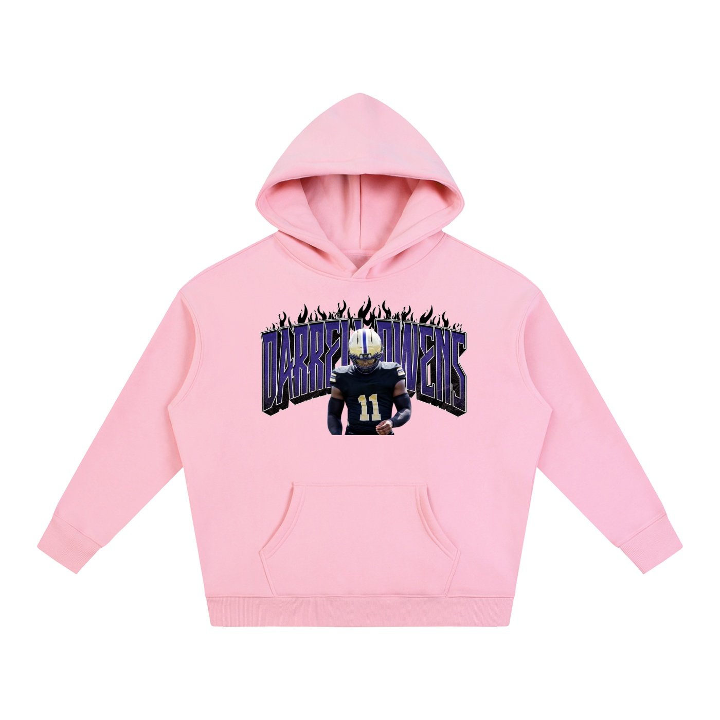 Darrell owens jr Oversize Fleeced Hoodie - Image 5