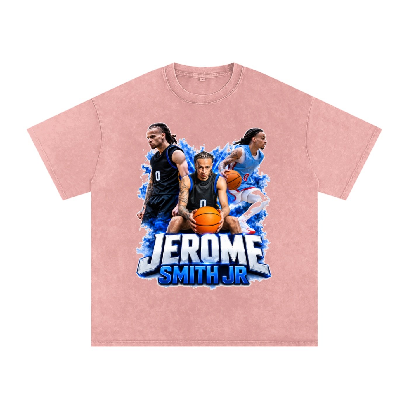 Jerome Smith Jr Snow Washed Oversized TEE - Image 5