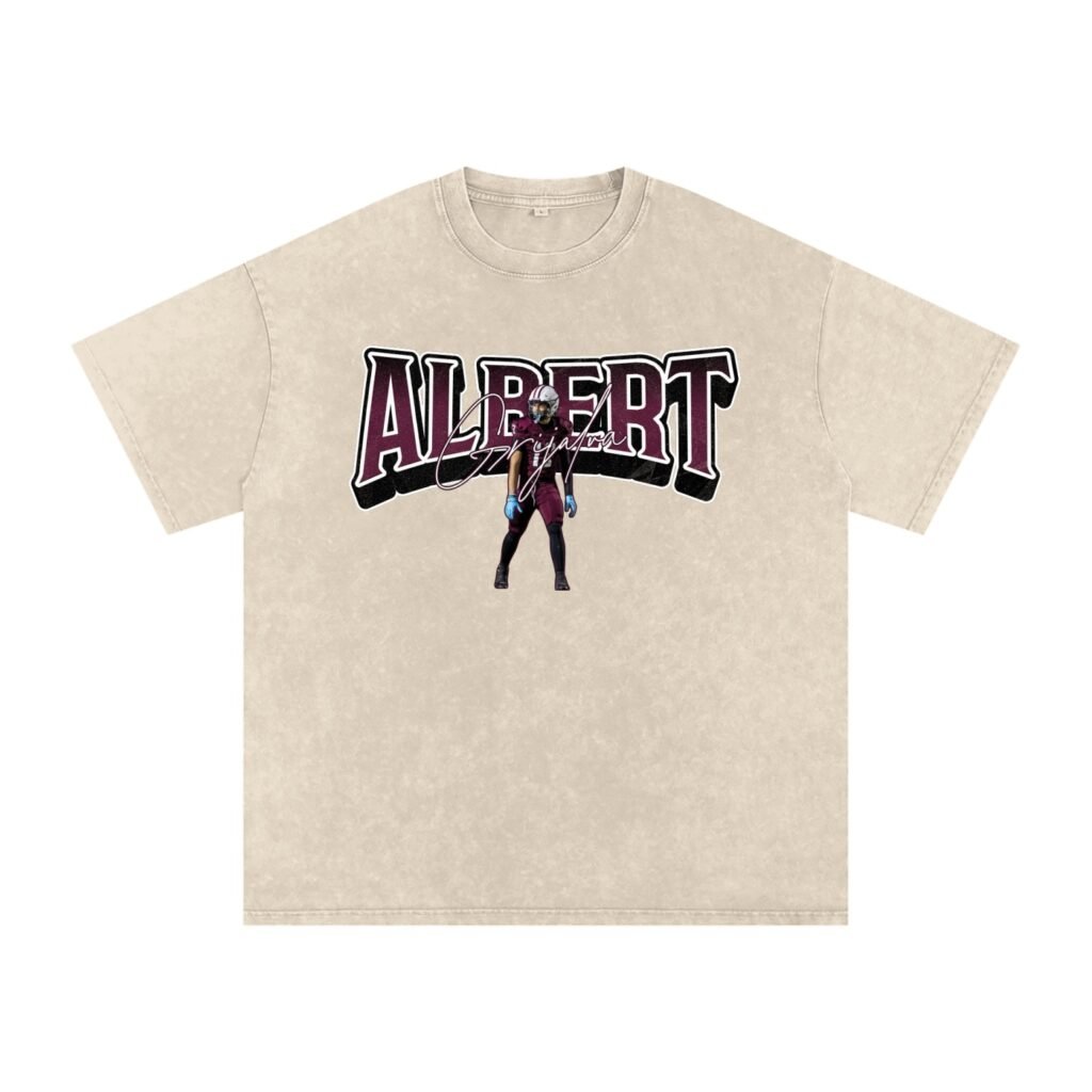 Albert Grijalva Snow Washed Oversized TEE