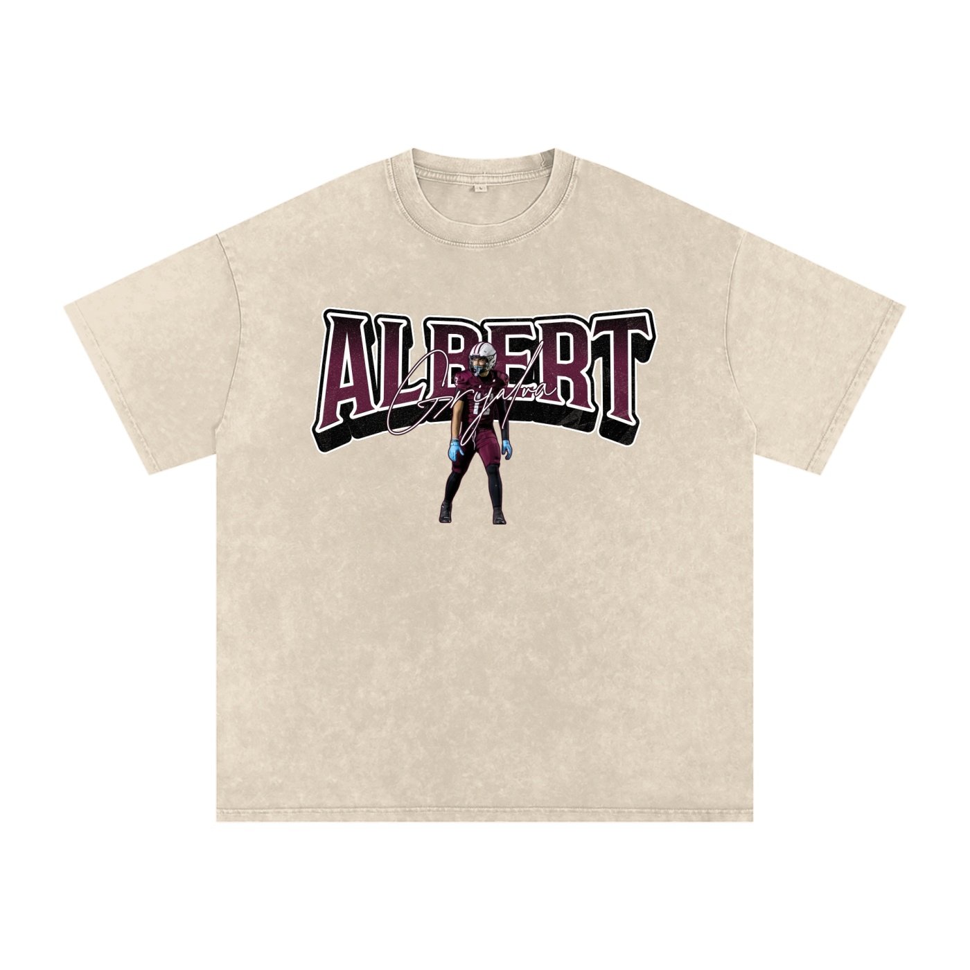 Albert Grijalva  Snow Washed Oversized TEE - Image 2