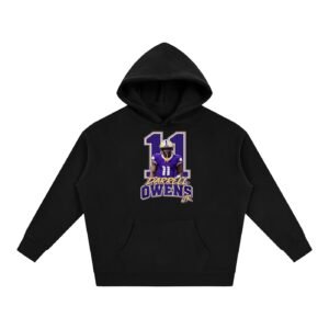 Darrell owens jr Oversize Fleeced Hoodie - Image 1