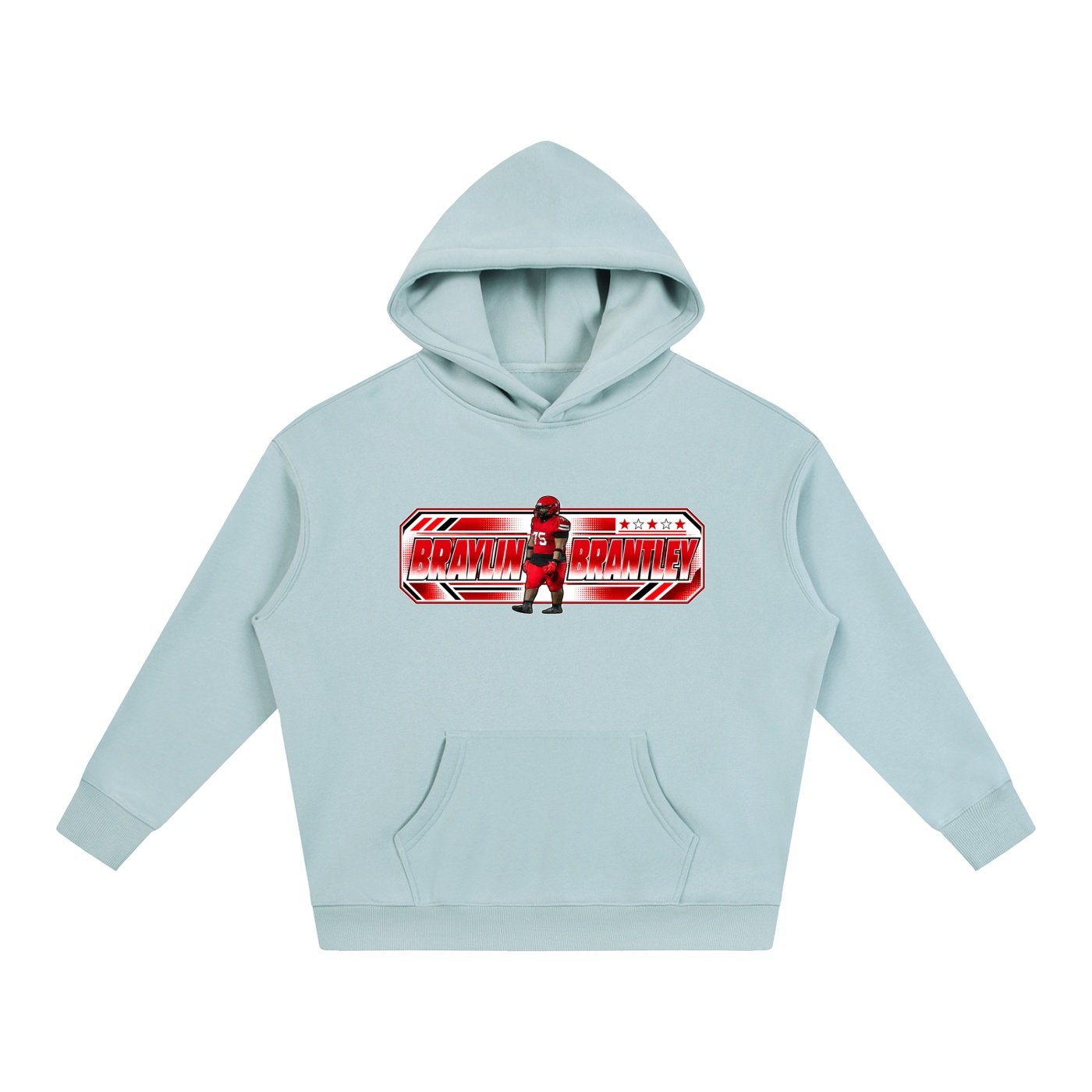 Braylin Brantley Oversize Fleeced Hoodie - Image 3