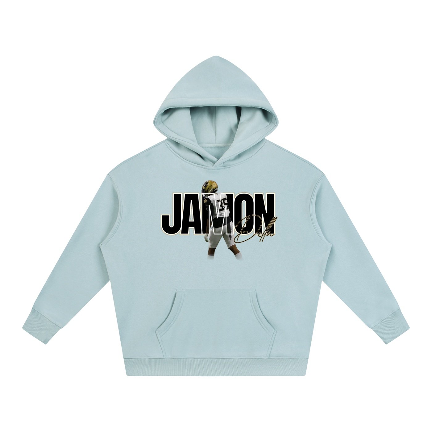 Jamon Della Oversize Fleeced Hoodie - Image 3