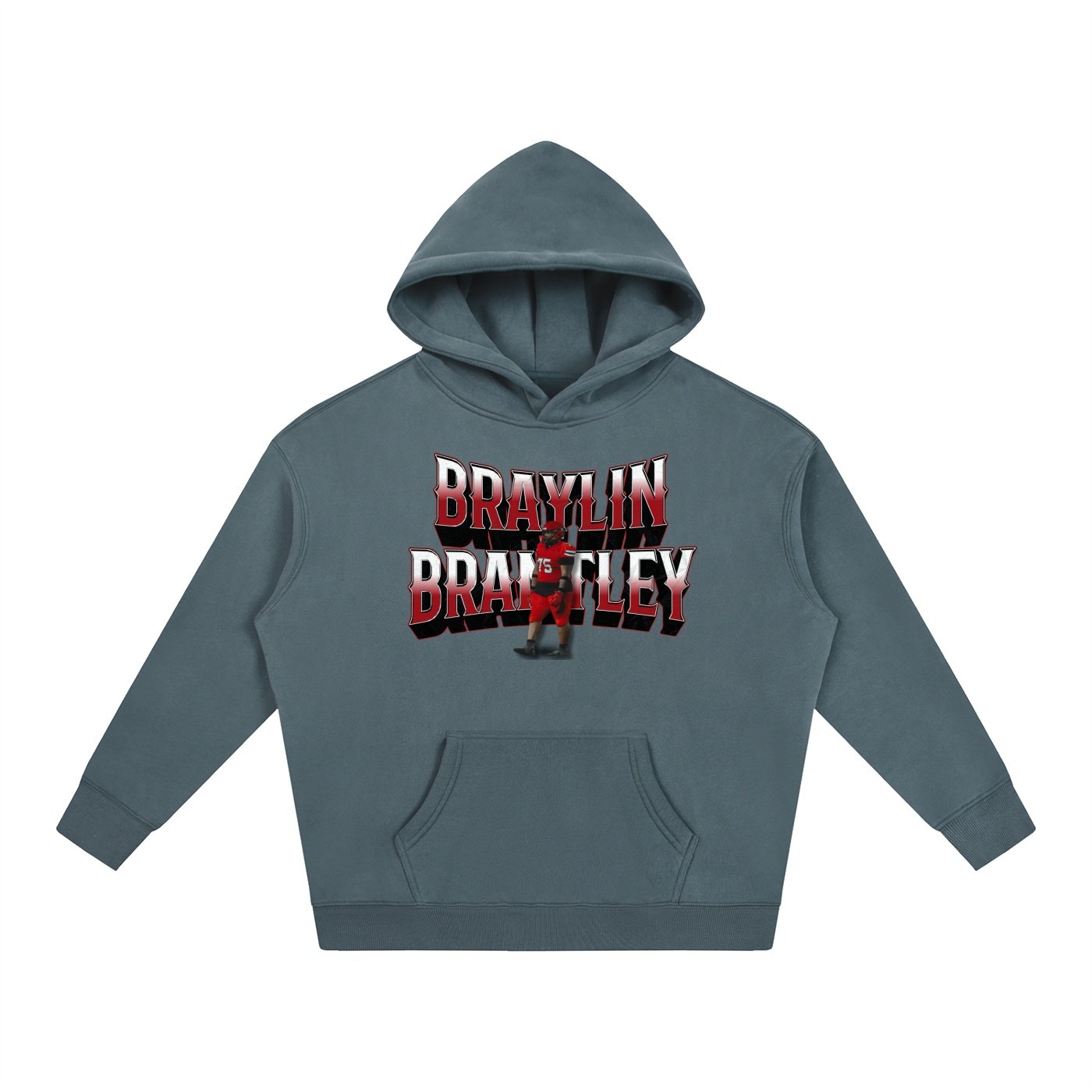 Braylin Brantley Oversize Fleeced Hoodie - Image 4