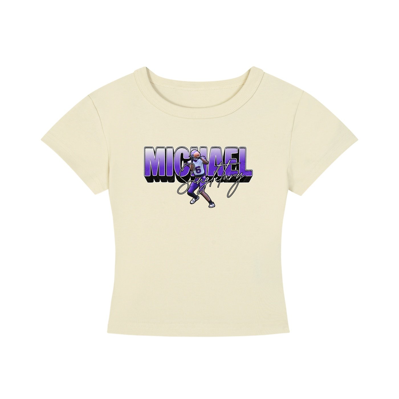 Michael Singletary Women's CropTop - Image 4