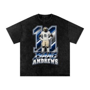 Isaac Andrews Snow Washed Oversized TEE - Image 1