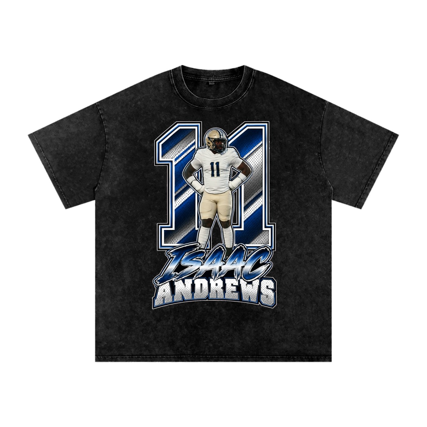 Isaac Andrews  Snow Washed Oversized TEE - Image 1
