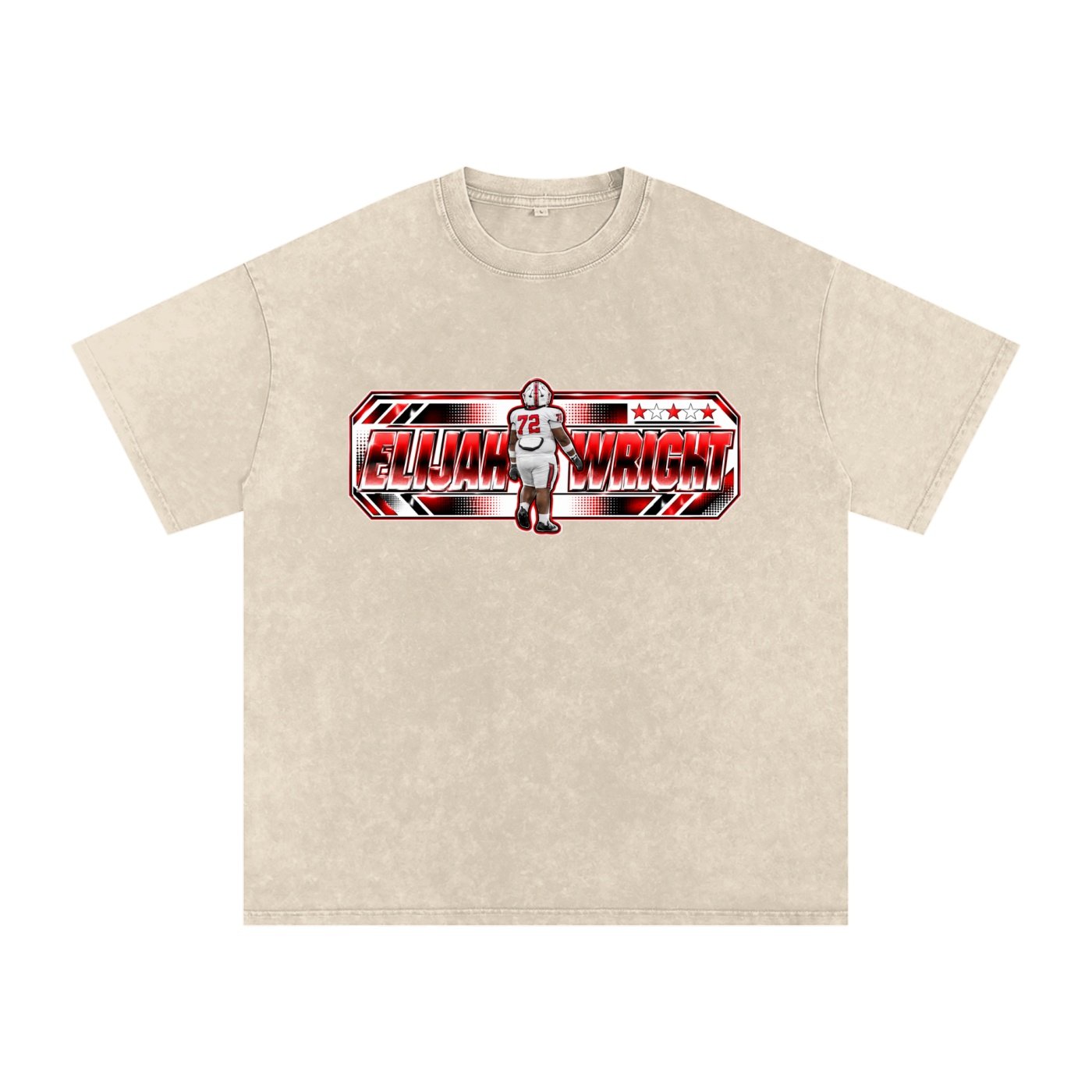 Elijah Wright  Snow Washed Oversized TEE - Image 2