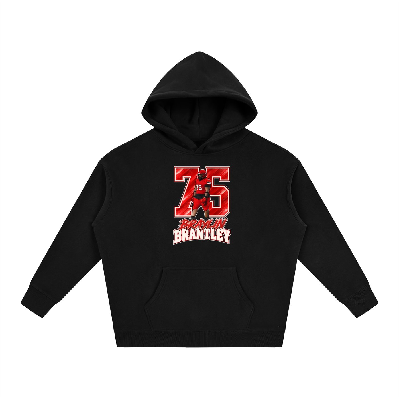 Braylin Brantley Oversize Fleeced Hoodie - Image 1