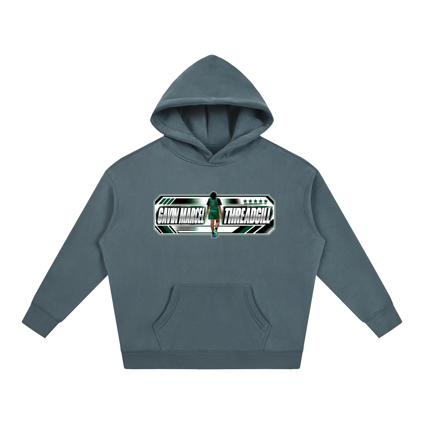 Gavin Marcel Threadgill  Oversize Fleeced Hoodie - Image 4