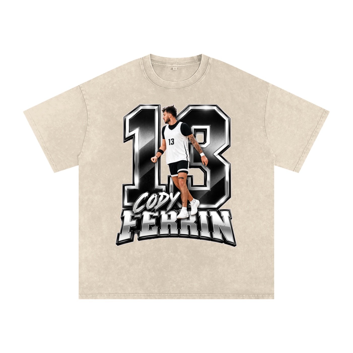 Cody Ferrin  Snow Washed Oversized TEE - Image 2