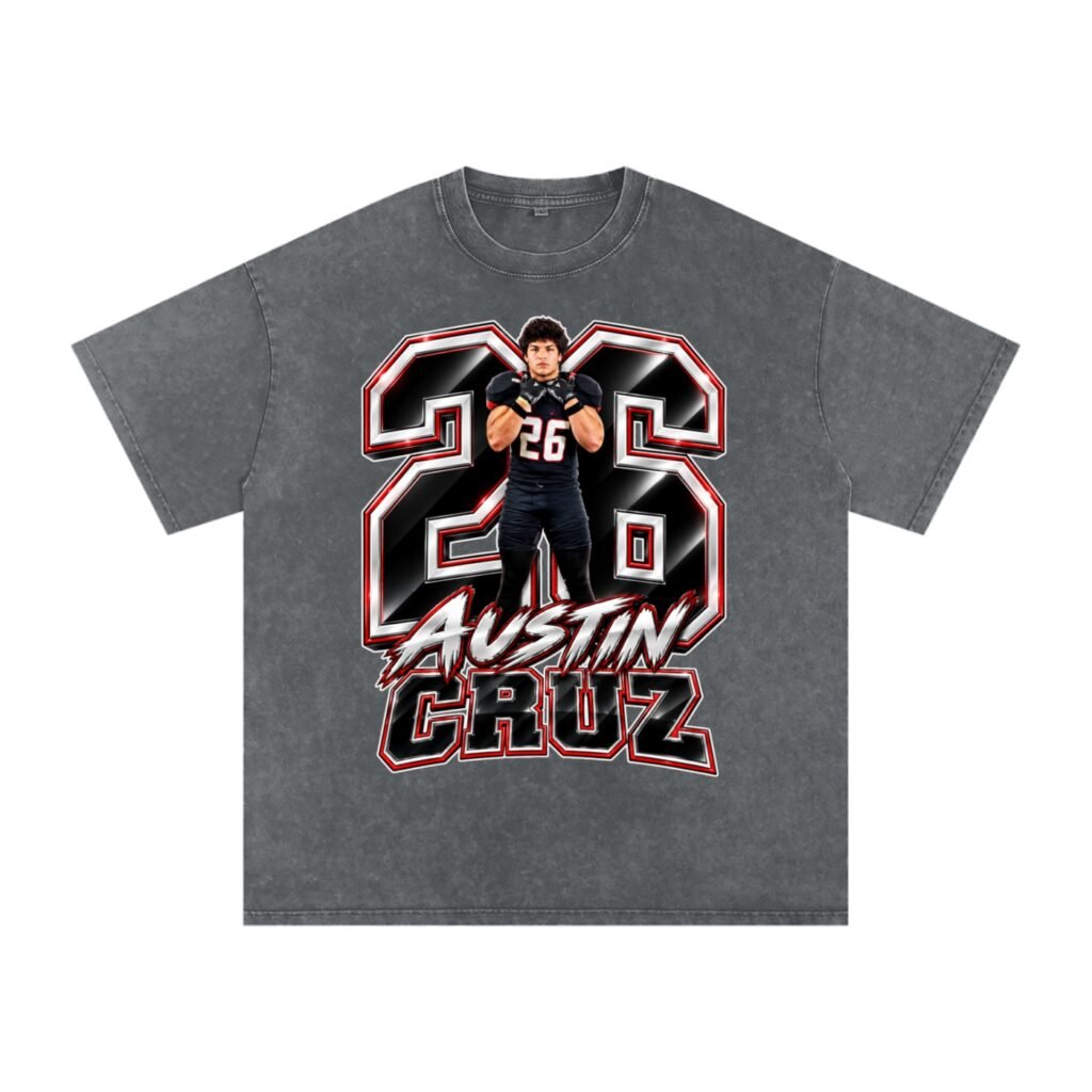Austin Cruz Snow Washed Oversized TEE