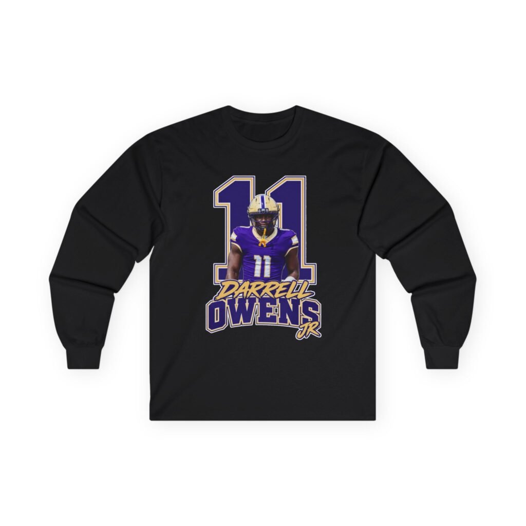 Darrell owens jr Unisex Cotton Long Sleeve Tee