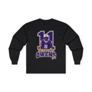 Darrell owens jr Unisex Cotton Long Sleeve Tee - Image 1