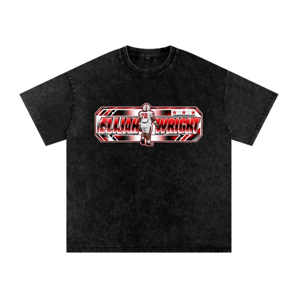 Elijah Wright  Snow Washed Oversized TEE