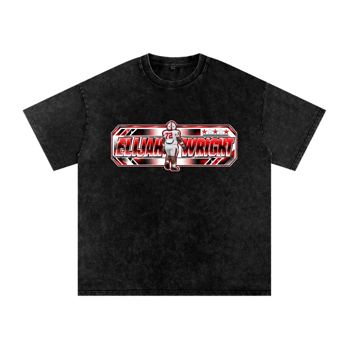 Elijah Wright  Snow Washed Oversized TEE - Image 1