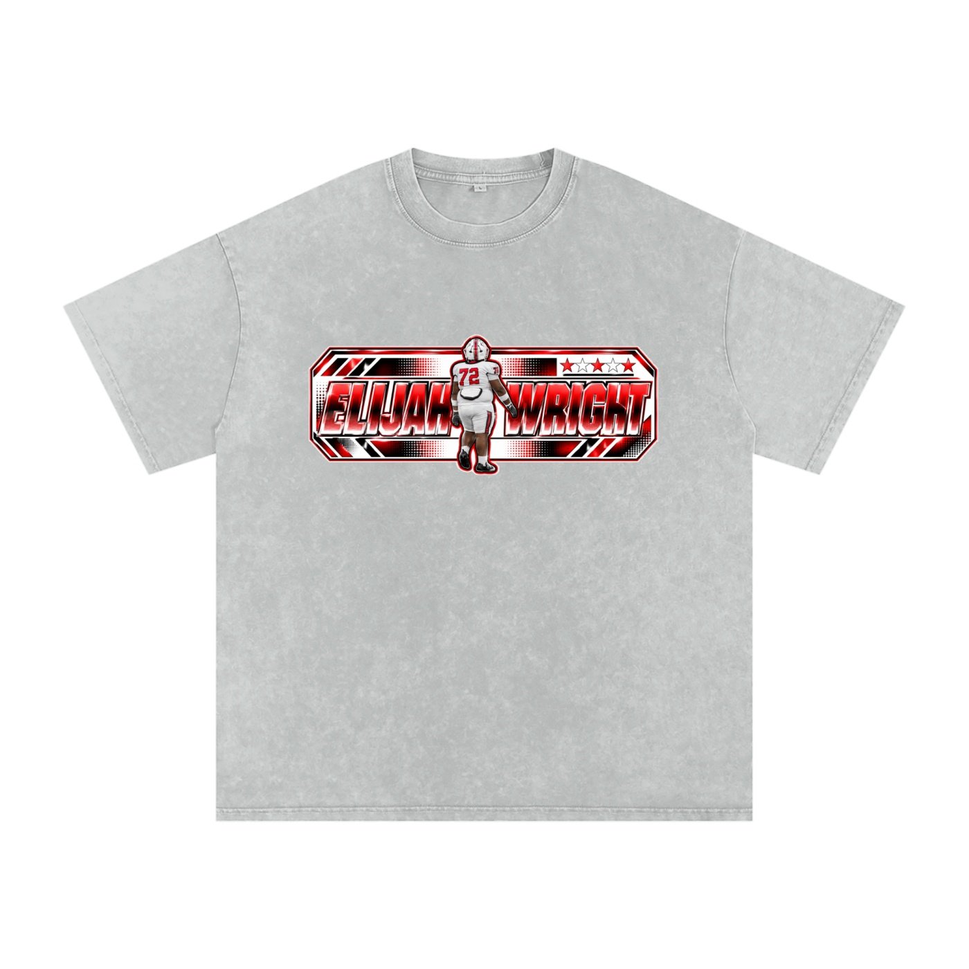 Elijah Wright  Snow Washed Oversized TEE - Image 3