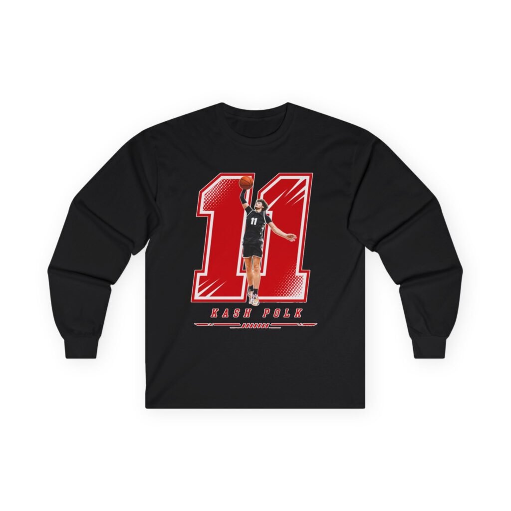 Kash Polk Unisex Cotton Long Sleeve Tee