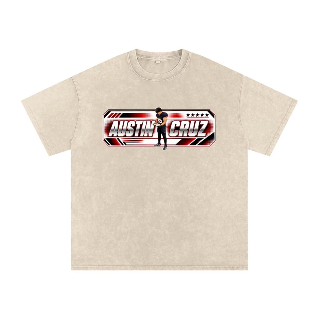 Austin Cruz Snow Washed Oversized TEE