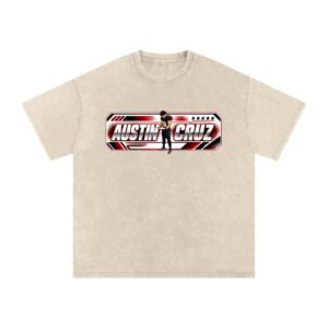 Austin Cruz Snow Washed Oversized TEE - Image 2