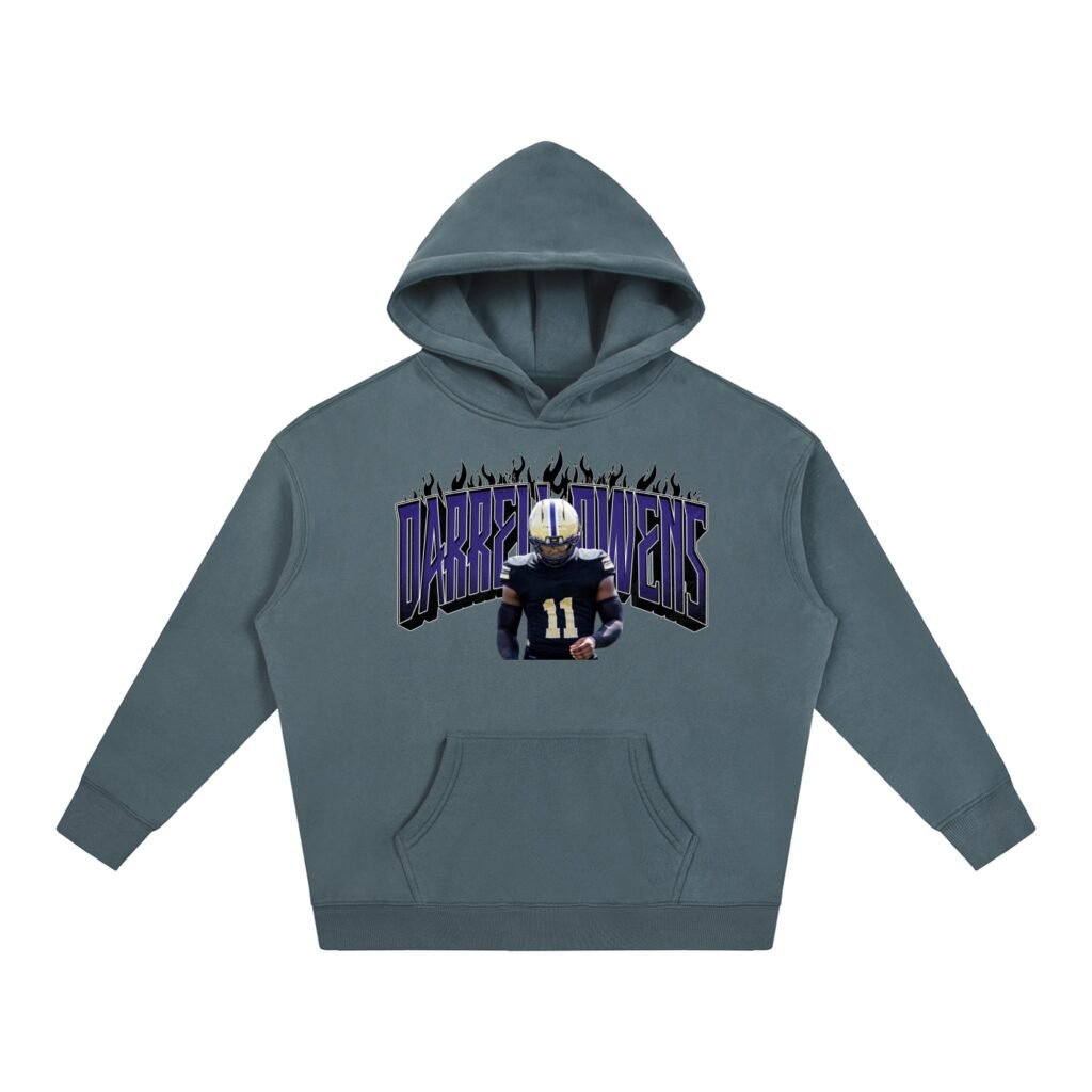 Darrell owens jr Oversize Fleeced Hoodie