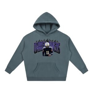 Darrell owens jr Oversize Fleeced Hoodie - Image 4