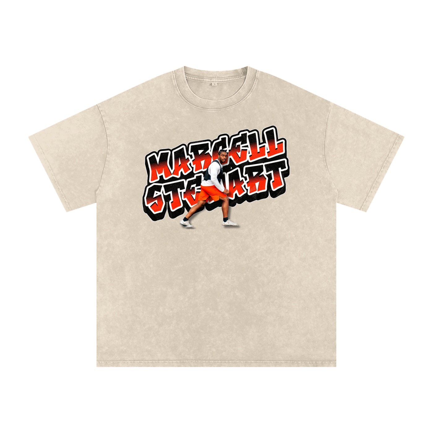 Marcell Stewart  Snow Washed Oversized TEE - Image 2