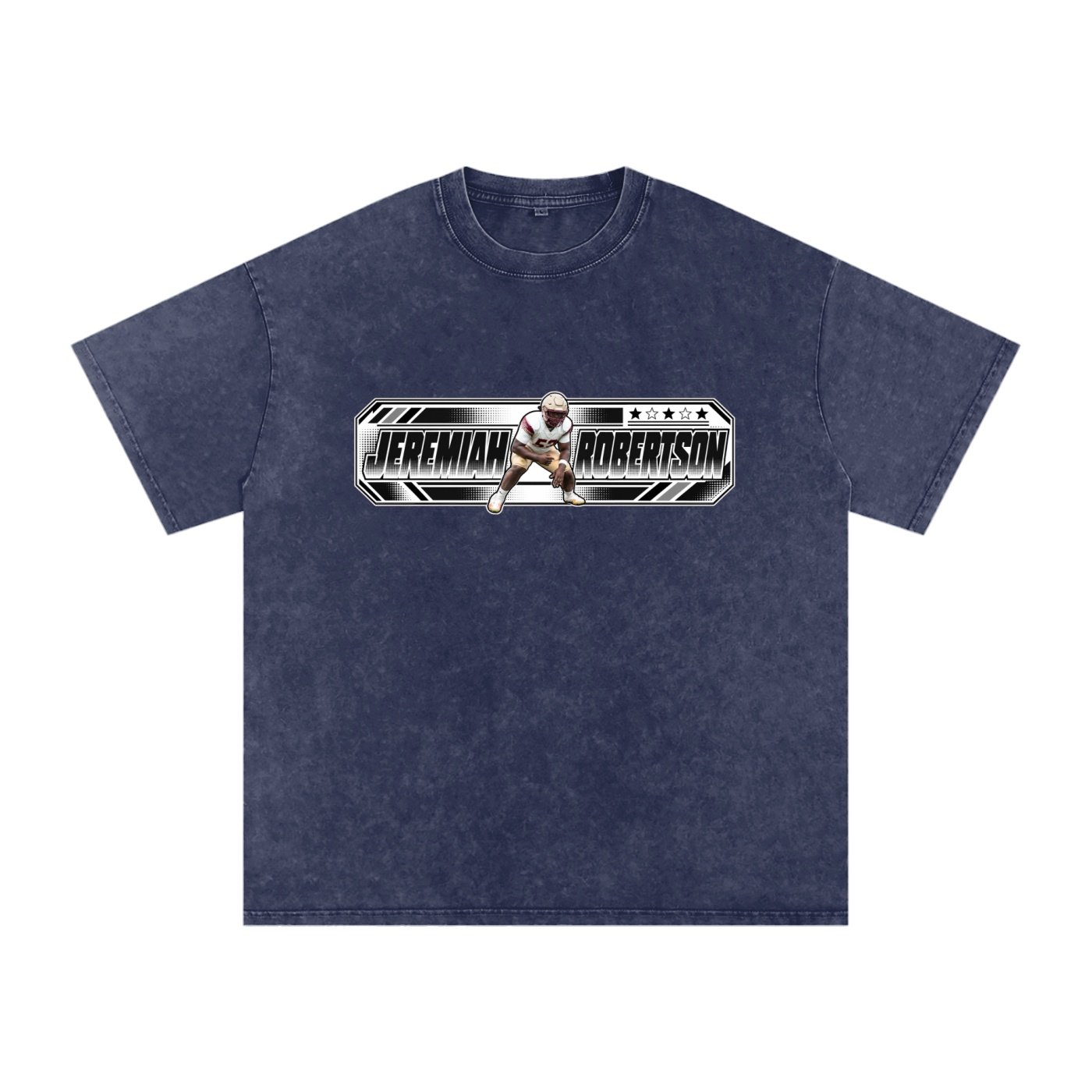 Jeremiah Robertson  Snow Washed Oversized TEE - Image 13
