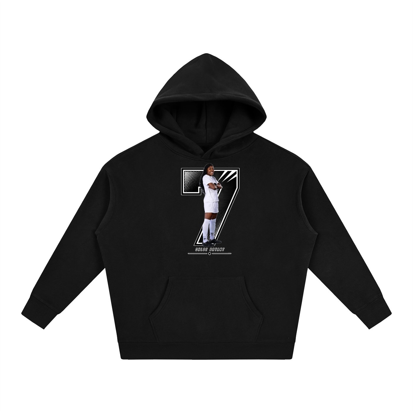 Chloe Bryant Oversize Fleeced Hoodie - Image 1