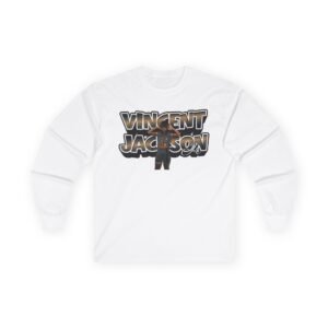 Vincent Jackson Jr Unisex Cotton Long Sleeve Tee - Image 2