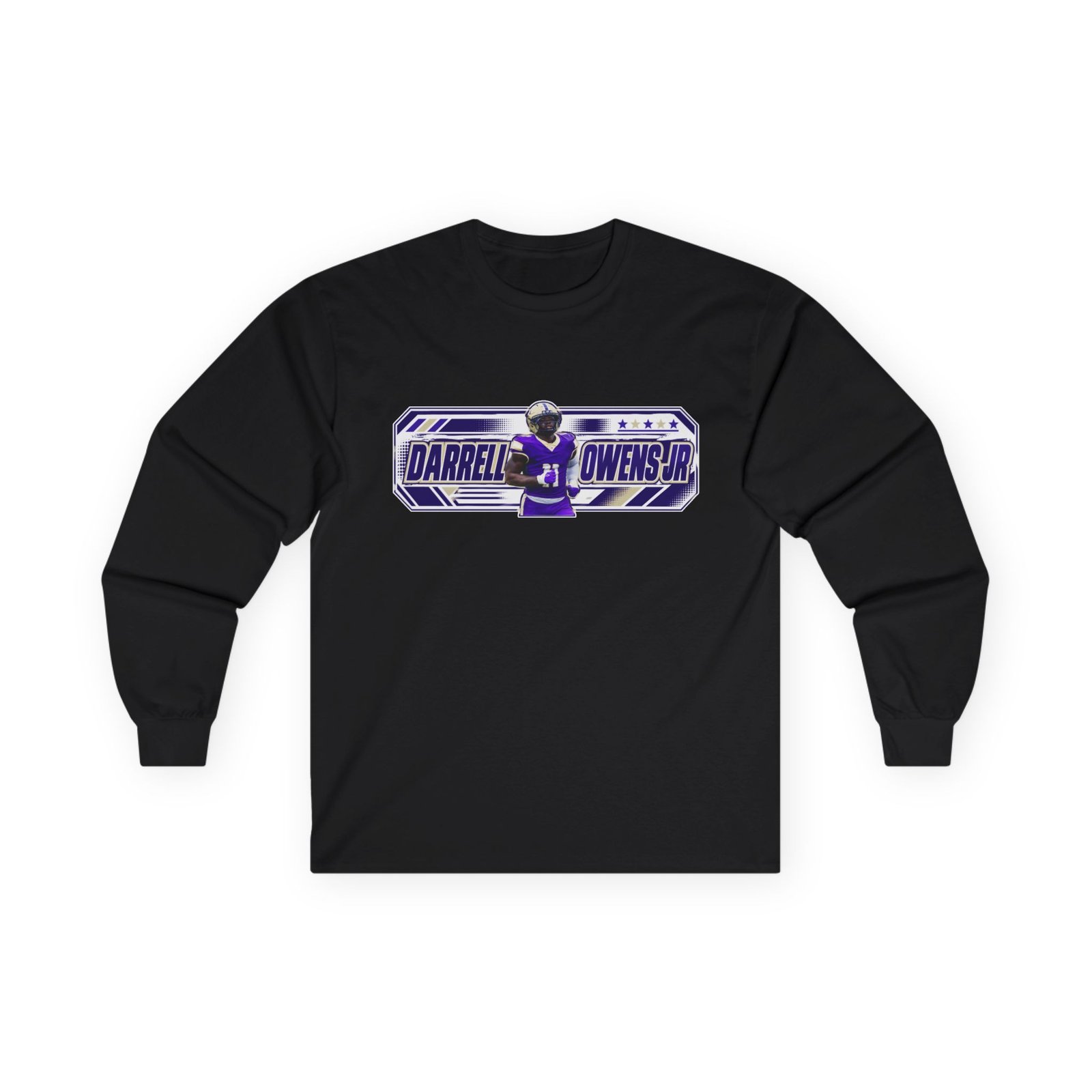 Darrell owens jr Unisex Cotton Long Sleeve Tee - Image 1