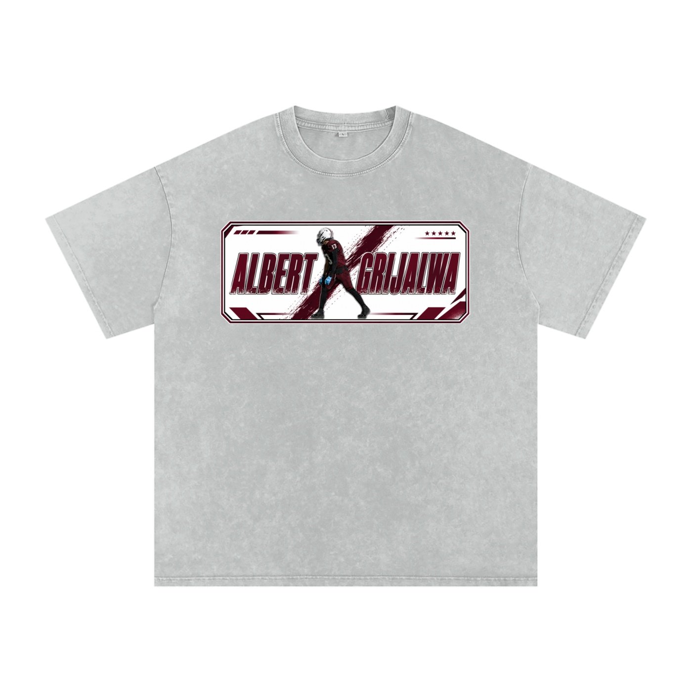 Albert Grijalva  Snow Washed Oversized TEE - Image 3