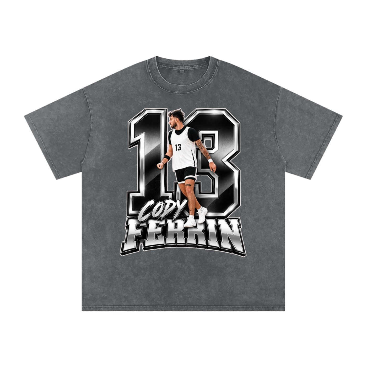 Cody Ferrin  Snow Washed Oversized TEE - Image 4