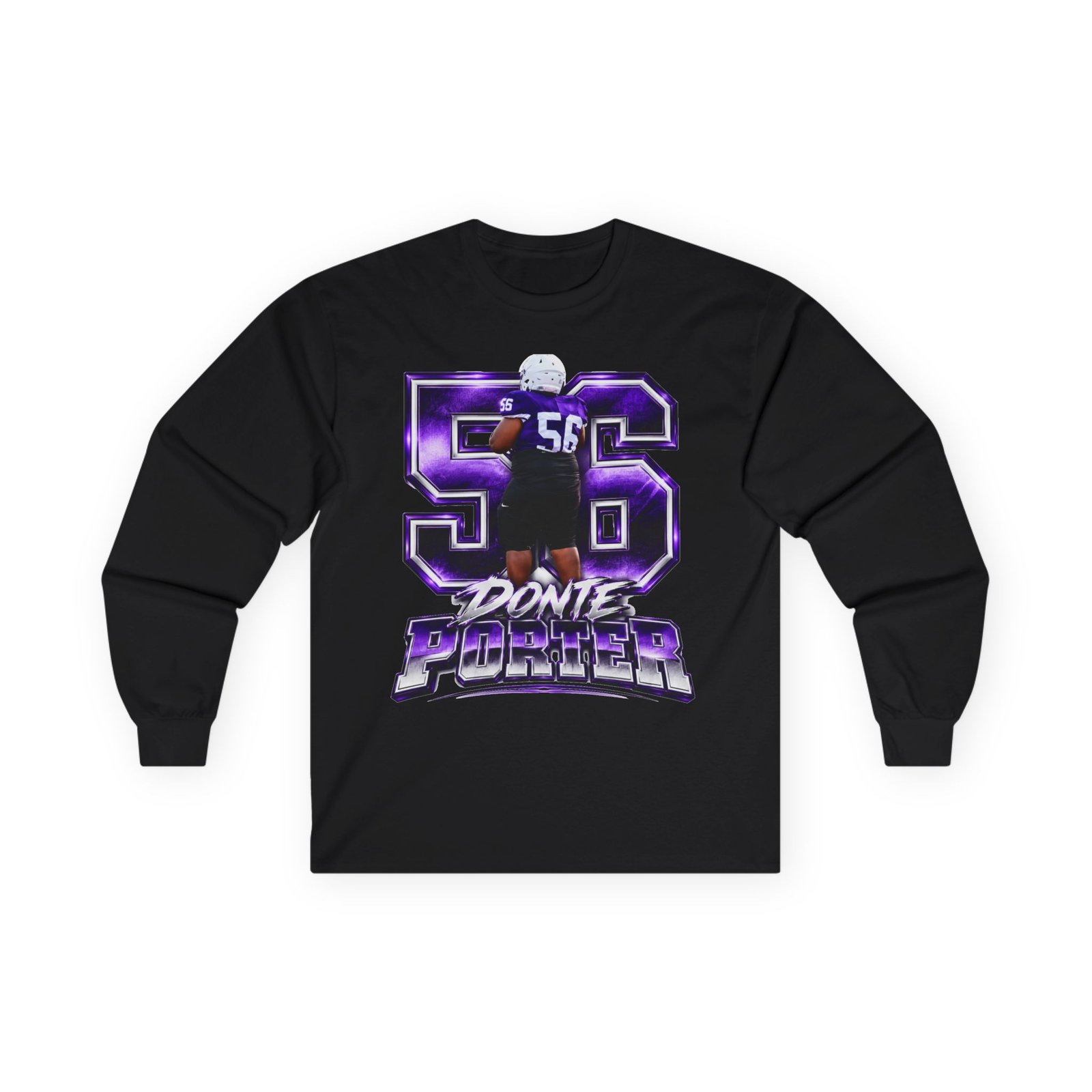 Donte Porter ll Unisex Cotton Long Sleeve Tee - Image 1