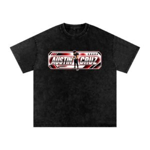 Austin Cruz Snow Washed Oversized TEE - Image 1